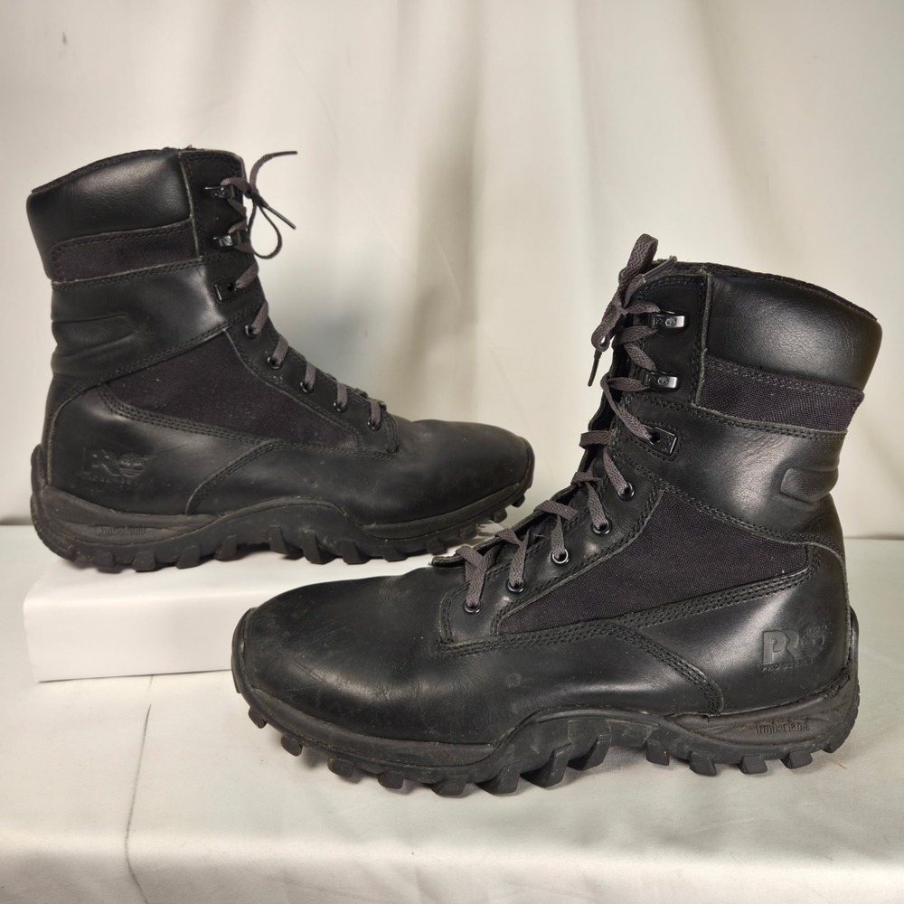 Timberland Pro Valor McClellan Tactical Work Boots US Mens Sz 10.5 Workwear Army